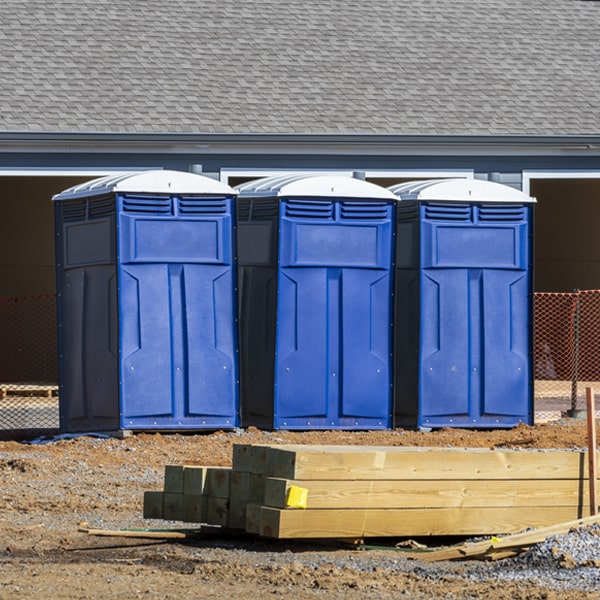 how can i report damages or issues with the porta potties during my rental period in Cedar Creek